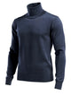 Navyblå Turtleneck Wool/Silk/cashmere - Connoisseur - cph.dk